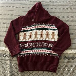 gingerbread holiday toddler sweater